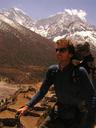 Day 4 : Tengboche to Dingboche.\r\nMaciej in his element, despite the rapidly thinning air.